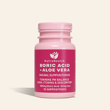 Boric Acid + Aloe Vera Vaginal Suppositories