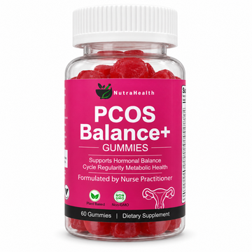 PCOS Balance+ Gummies with Myo-Inositol & D-Chiro-Inositol for Hormonal Support