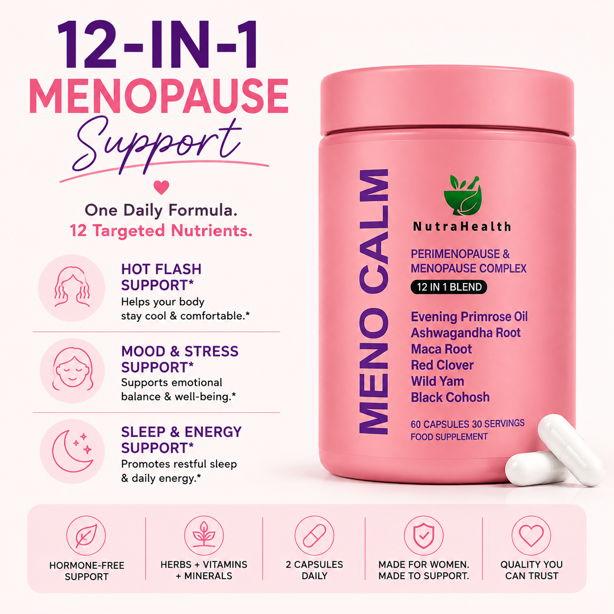Meno Calm Perimenopause & Menopause Support