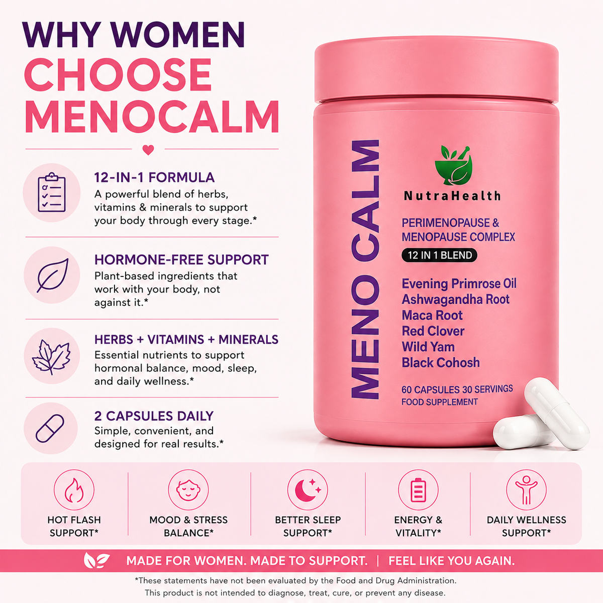 Meno Calm Perimenopause & Menopause Support